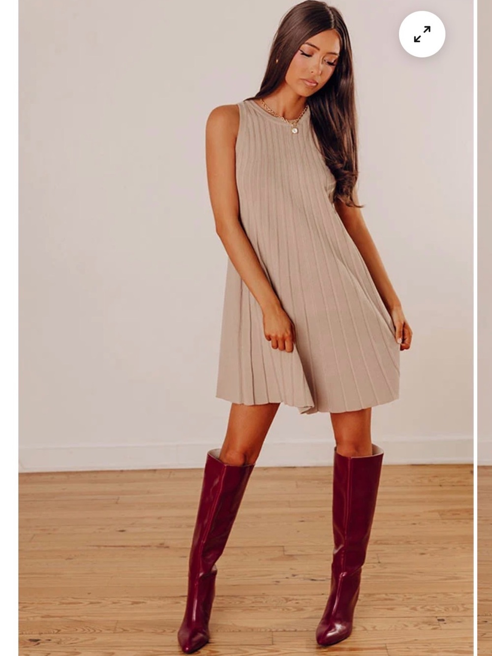 COSMOPOLITAN CHIC KNIT MINI DRESS